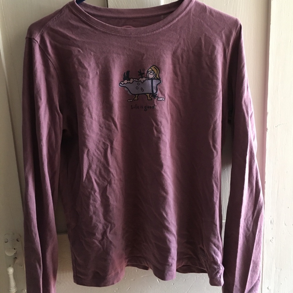 Life is good women’s small long sleeve shirt